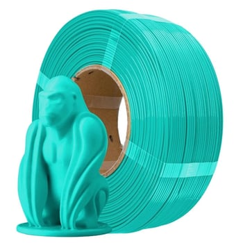 AzureFilm Refill PETG Hyper Speed Filament 1.75mm - 1kg - Turquoise Blauw