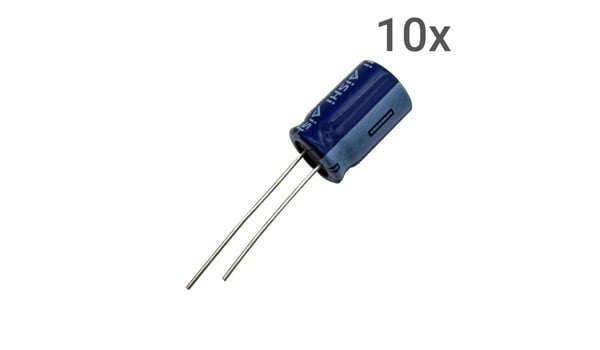 AISHI Elektrolytische Condensator - 10uF 50V - 10 stuks