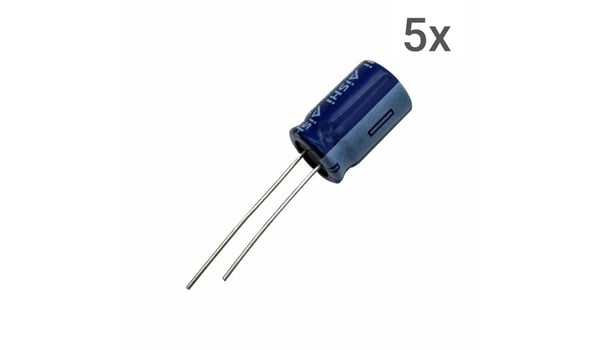AISHI Elektrolytische Condensator - 680uF 25V - 5 stuks
