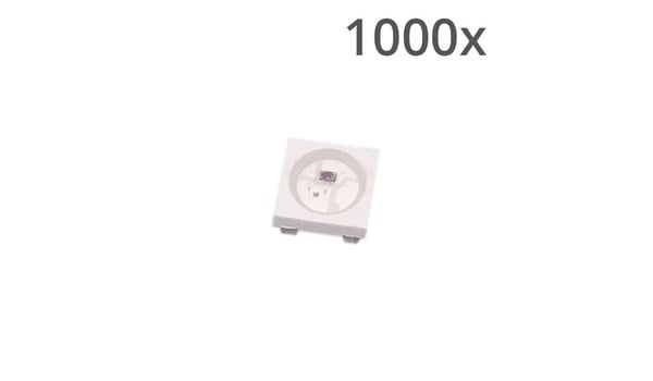 WS2812B-V6 Digitale 5050 RGB LED - 1000 stuks