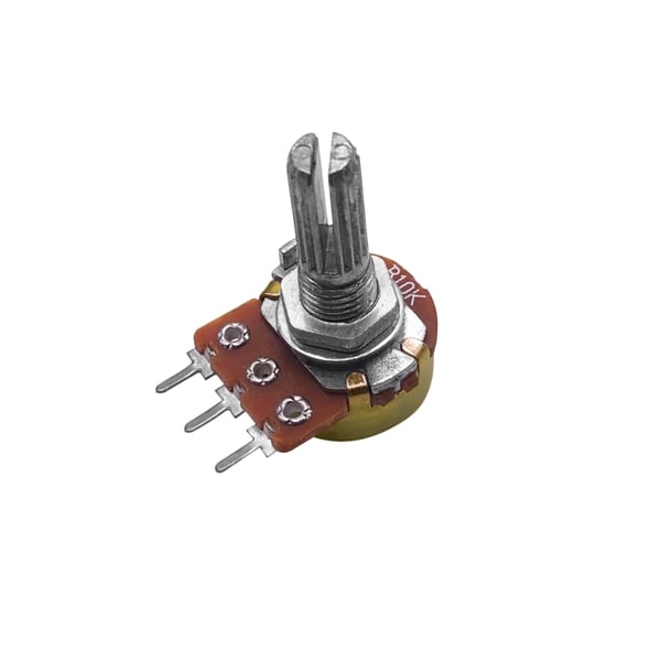 10kΩ Standaard Potmeter - 1 Kanaal - Lineair - 20mm