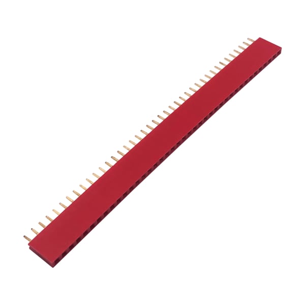 40 Pins header Female - Red