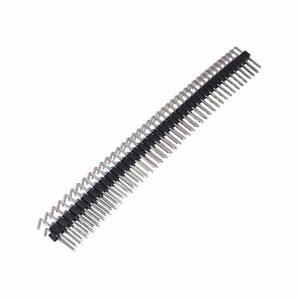 2x40 Pins header Male - Double - 90 Degrees