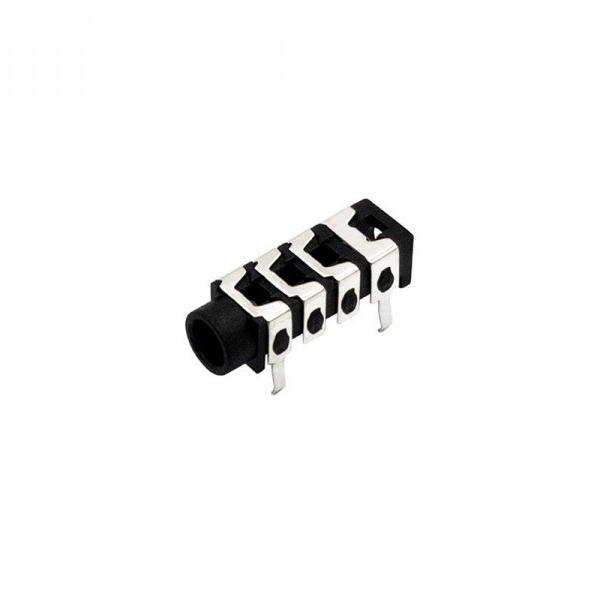 Audio Jack - 3.5mm Female TRRS - PJ-313B - 17mm