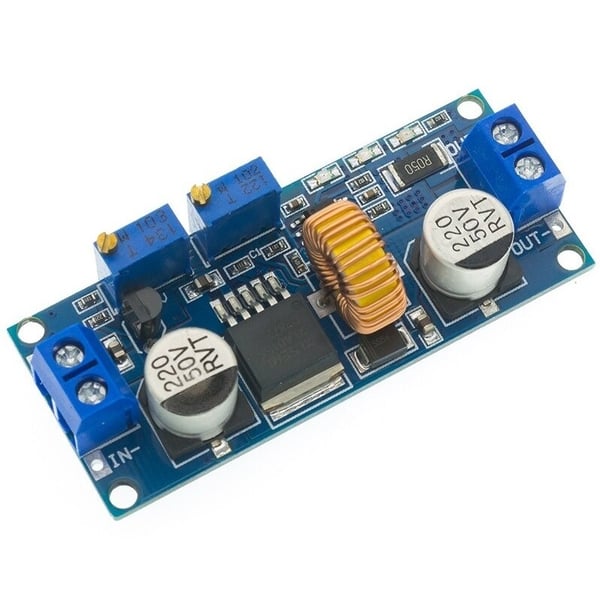 DC-DC Verstelbare Step-down Buck Converter XL4015 5A - met Stroombegrenzer