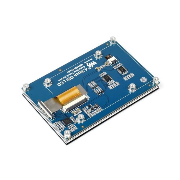 Waveshare 4.3 inch DSI IPS-TFT-LCD Display 800*480 met Touchscreen - voor Raspberry Pi