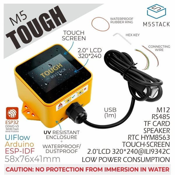 M5Stack TOUGH IoT ESP32 Development Board Kit
