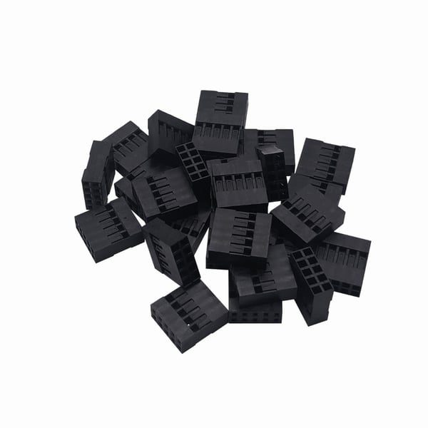 DuPont Compatible Plastic Connector Housing - 2x5P - 1000 pieces