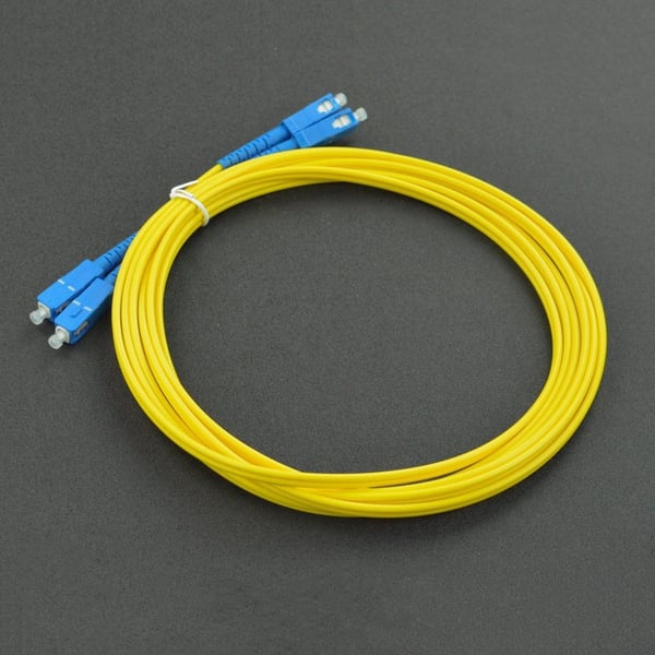 DFRobot 3mm SC-SC Single Mode Duplex Glasvezel Kabel - 3m