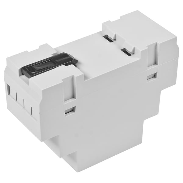 Kradex DIN-Rail Enclosure 2M - Gray - Transparent - Z106JFP ABS V0