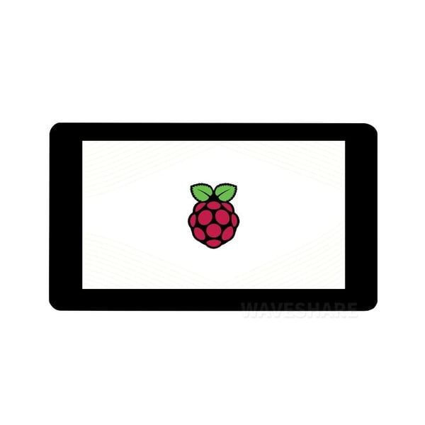 Waveshare 7 inch DSI TFT-LCD Display 1024*600 pixels met Touchscreen en Plakstrip voor Raspberry Pi