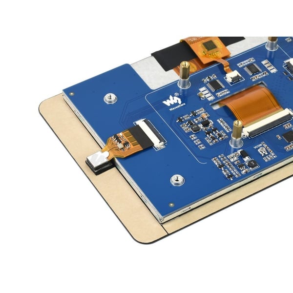 Waveshare 7 inch DSI TFT-LCD Display 800*480 pixels met Touchscreen Plakstrip en Camera voor Raspberry Pi