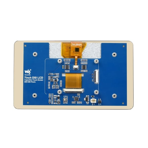 Waveshare 7 inch DSI TFT-LCD Display 800*480 pixels met Touchscreen en Plakstrip voor Raspberry Pi