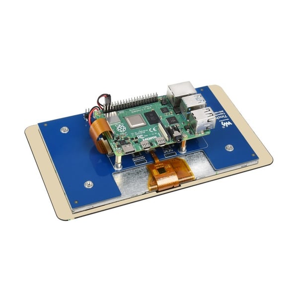 Waveshare 7 inch DSI TFT-LCD Display 800*480 pixels met Touchscreen en Plakstrip voor Raspberry Pi