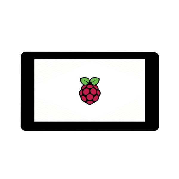 Waveshare 7 inch DSI TFT-LCD Display 800*480 pixels met Touchscreen en Plakstrip voor Raspberry Pi
