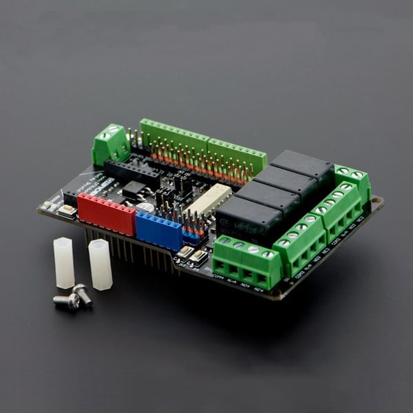 DFRobot Gravity Relais Shield - 4 Kanalen - voor Arduino
