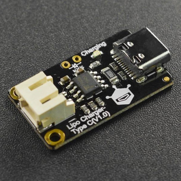 DFRobot Li-Po Lader USB-C - 50-500mA