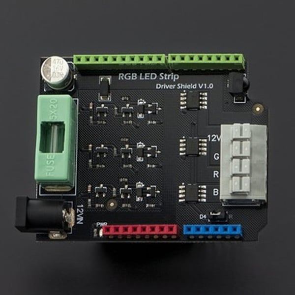 DFRobot RGB LED Strip Driver Shield V1.0 - voor Arduino