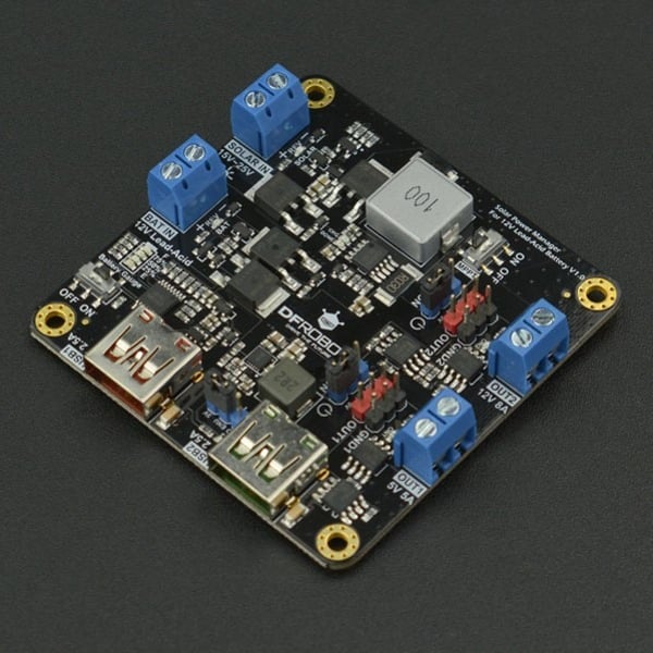 DFRobot Solar Power Manager voor 12V Loodaccu 