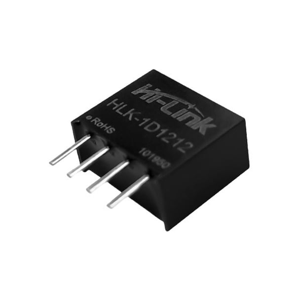 Hi-Link Geïsoleerde DC-DC Spanningsconverter - 12V naar 12V 84mA - HLK-1D1212