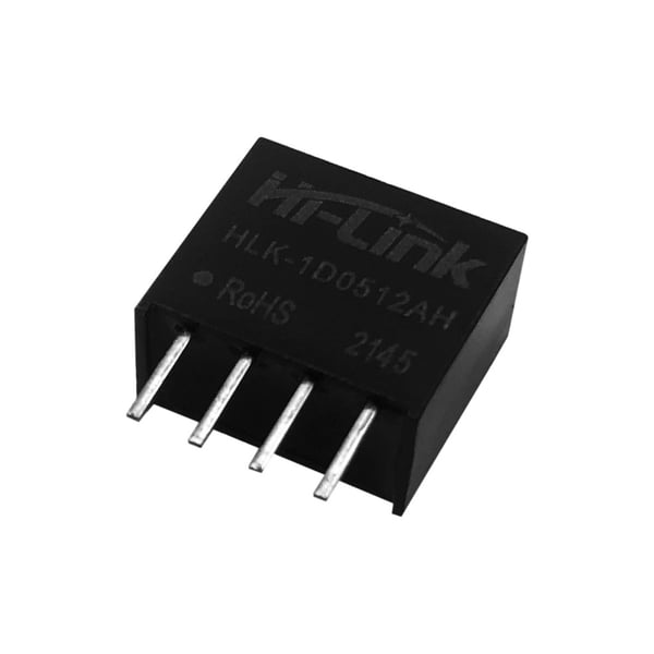 Hi-Link Geïsoleerde DC-DC Spanningsconverter - 5V naar 12V 84mA - HLK-1D0512A - B0512S-1WR3