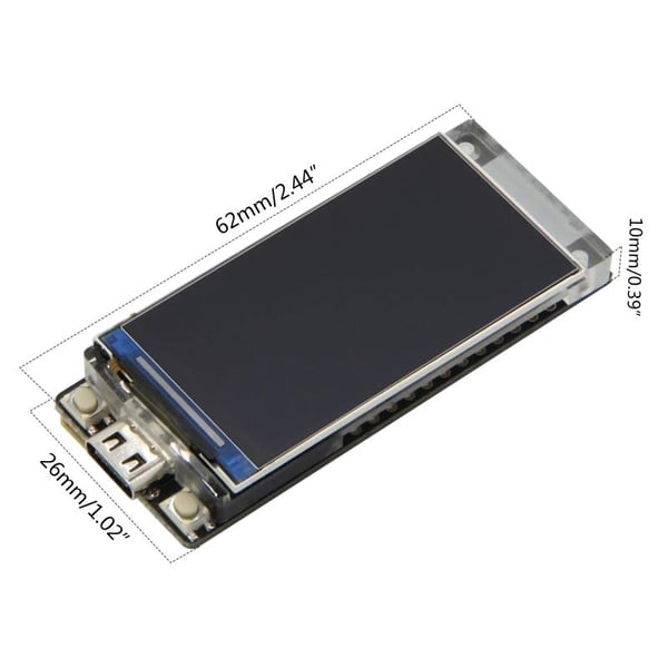 LilyGO TTGO T-Display-S3 ESP32-S3 - met 1.9 inch TFT Display - Gesoldeerde Headers