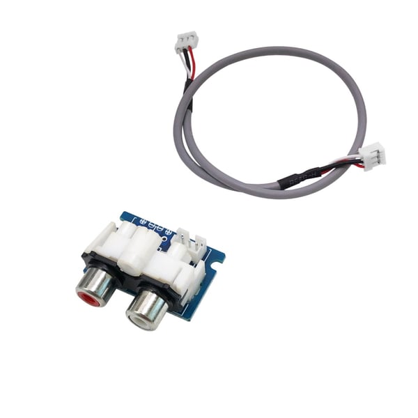 RCA-Cinch Female Board with JST-PH Compatible Cable