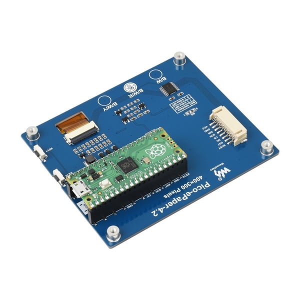 Waveshare 4.2 inch SPI E-Ink E-Paper Display (B) - 3 Kleuren - voor Raspberry Pi Pico