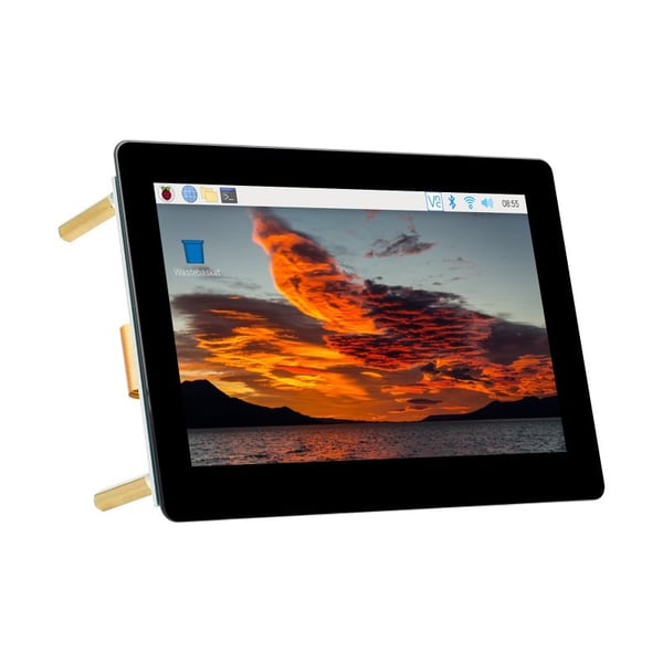 Waveshare 5 inch DSI TFT-LCD Display 800*480 pixels met Touchscreen en Plakstrip voor Raspberry Pi