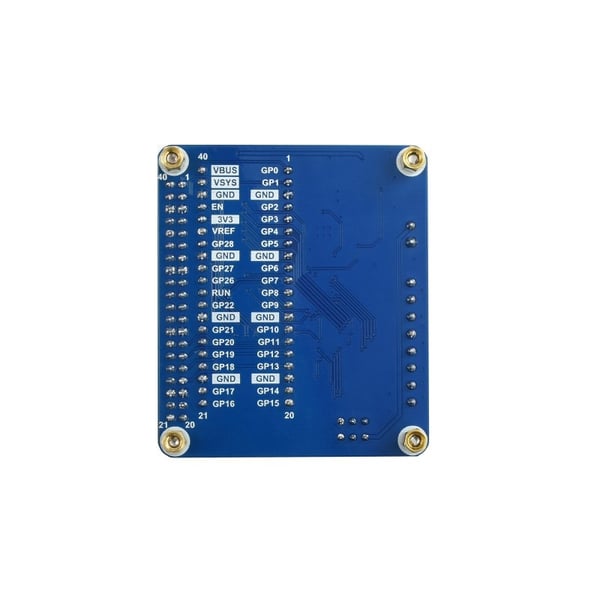 Waveshare DC Motor Driver Module voor Raspberry Pi Pico - 4 Kanalen