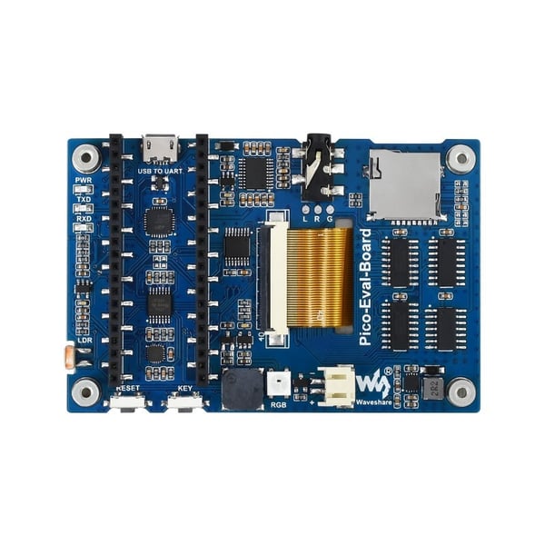 Waveshare Algemeen Evaluatiebord - voor Raspberry Pi Pico