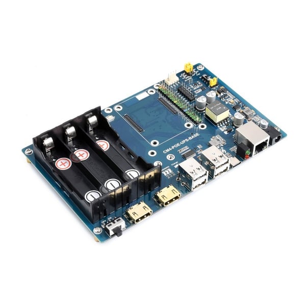 Waveshare PoE UPS Base met Behuizing voor Raspberry Pi CM4
