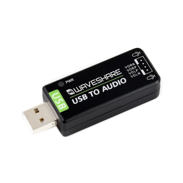 Waveshare USB Geluidskaart met Versterker - 2.6W