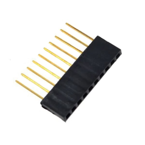 10 Pins header Female - 11mm Pin height