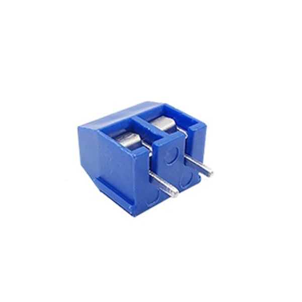 2 Pin Screw Terminal Block Connector 5mm Distance - Blue