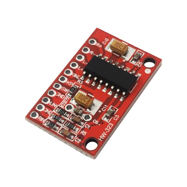 2x3W stereo audio versterker mini 5V PAM8403 Rood