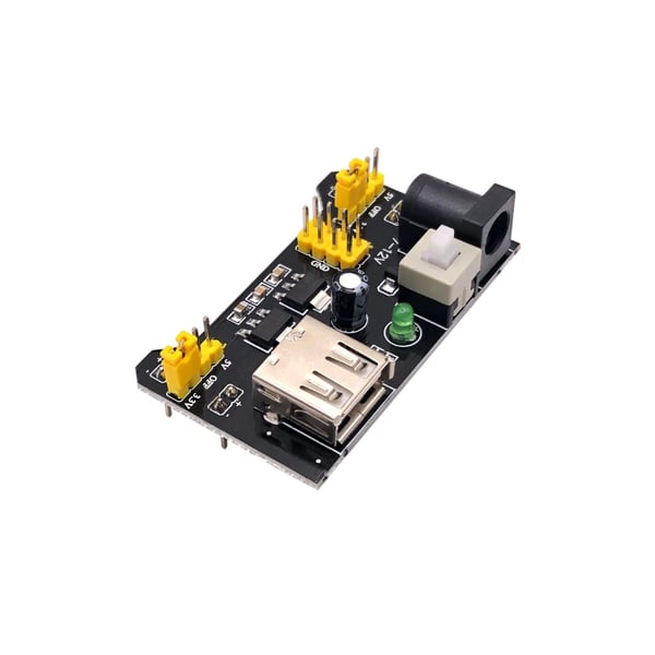 Breadboard voeding 5V en 3.3V