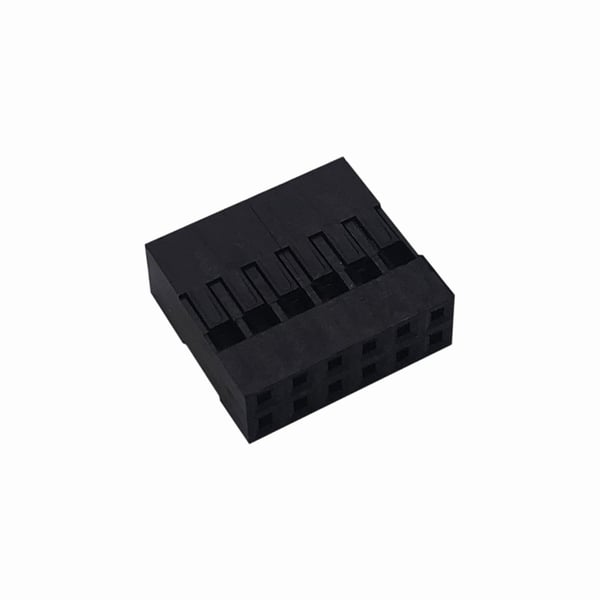 DuPont Compatible Plastic Connector Housing - 2x6P