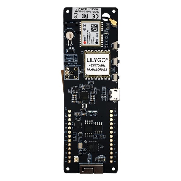 LilyGO T-Beam V1.2 AXP2101 - LoRa 433MHz - NEO-M8N GNSS - ESP32