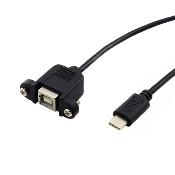 USB-C - USB-B Extention Cable with Mount 50cm