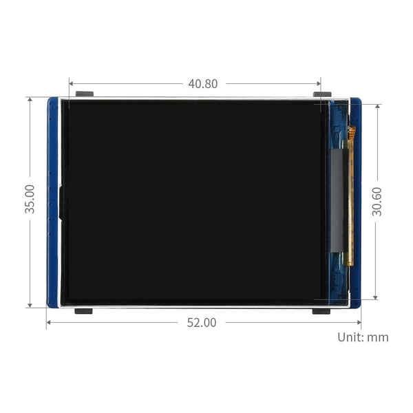 Waveshare 2 inch IPS-TFT-LCD Display - SPI - voor Raspberry Pi Pico