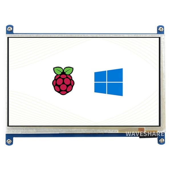 Waveshare 7 inch HDMI TFT-LCD (B) Display 800*480 pixels met Touchscreen - Raspberry Pi Compatible