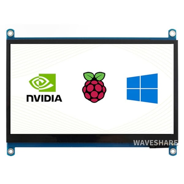 Waveshare 7 inch HDMI IPS-TFT-LCD (H) Display 1024*600 met Touchscreen