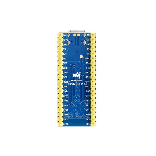 Waveshare ESP32-S2 Pico Development Board - Gesoldeerde Headers