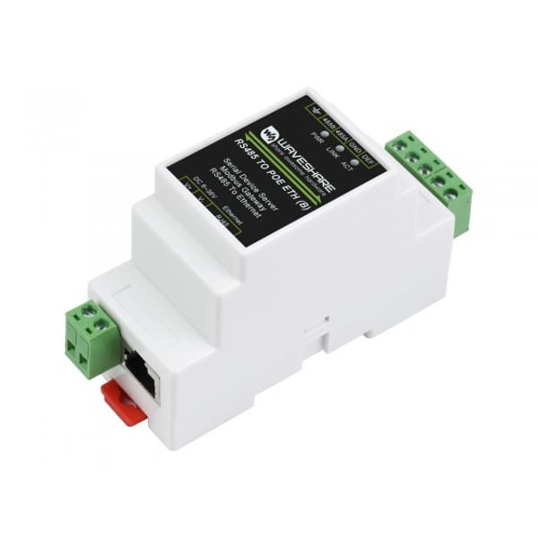 Waveshare Industriële Seriële Server - RS485 naar PoE Ethernet