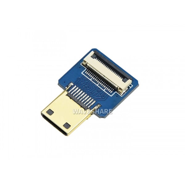 Waveshare DIY Mini HDMI Male naar FFC Adapter - Recht