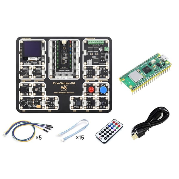 Waveshare Raspberry Pi Pico Entry-Level Sensor Kit - inclusief Pico W