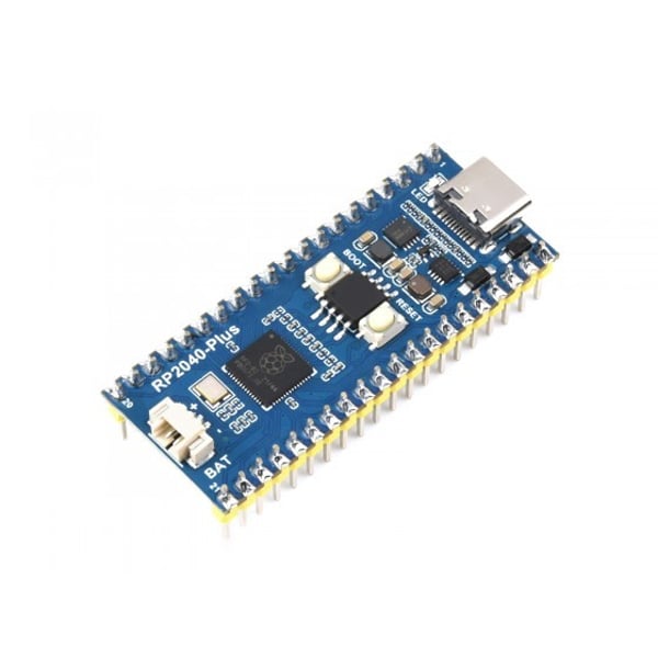 Waveshare RP2040-Plus - 4MB - Gesoldeerde Headers