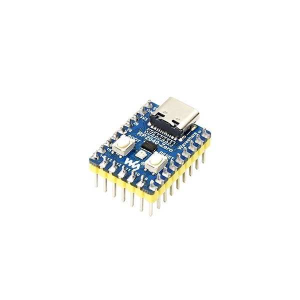 Waveshare RP2040-Zero met Gesoldeerde Headers
