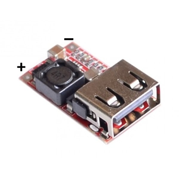 QSKJ DC-DC Step-down Buck Converter 2A - 5V met USB